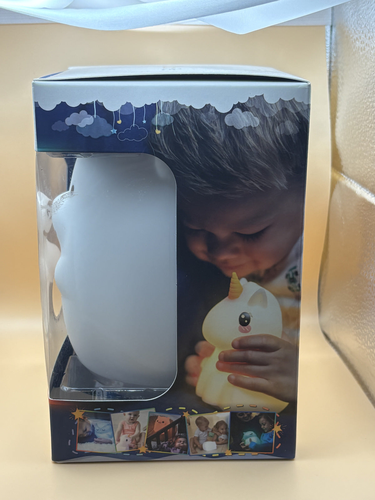 LumiPets Bear LED Night Light Remote 9 Color USB Rechargeable New 1809