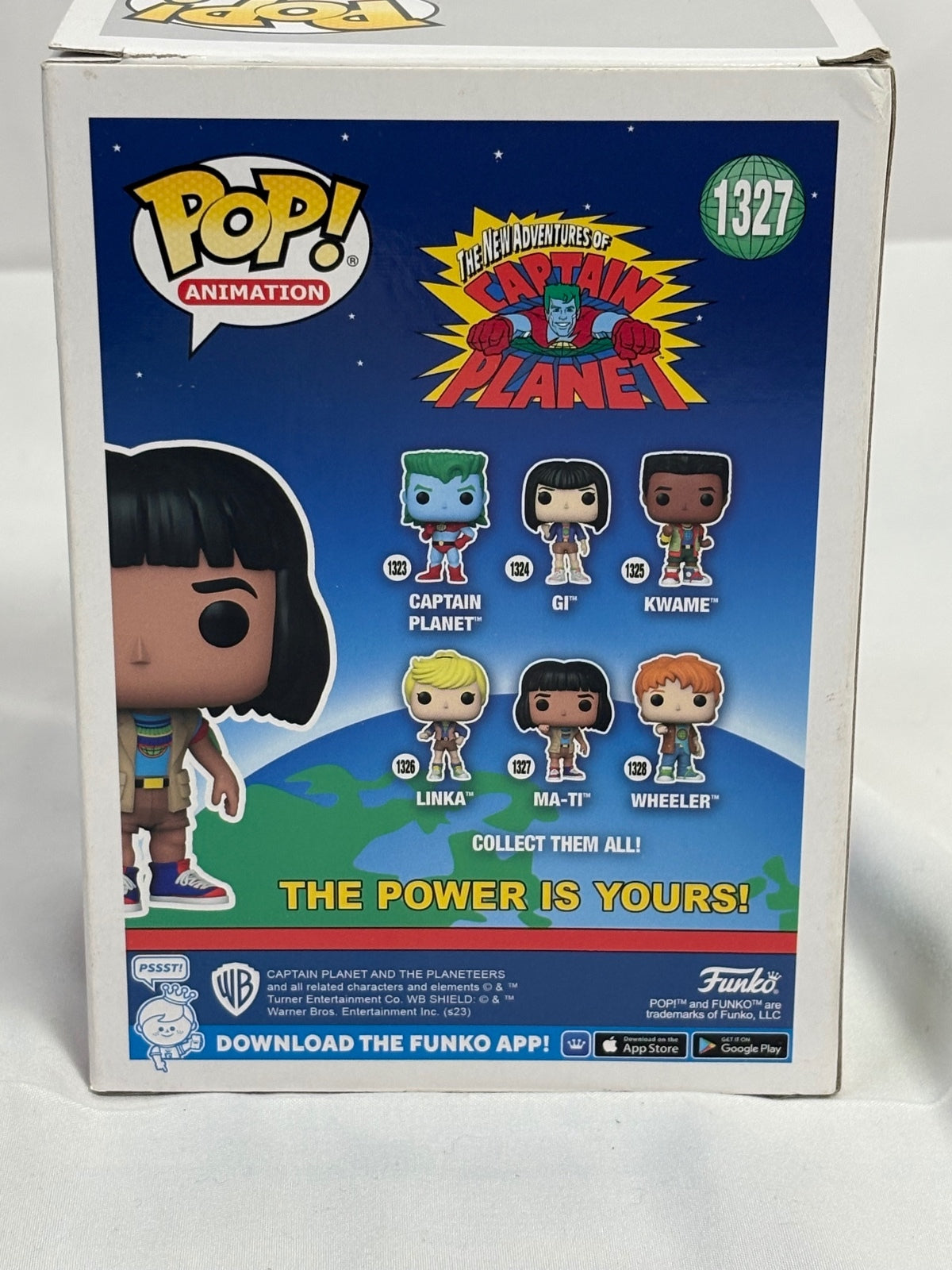 Funko Pop Animation Ma-Ti #1327 Captain Planet Vaulted Vinyl Figure New in Box