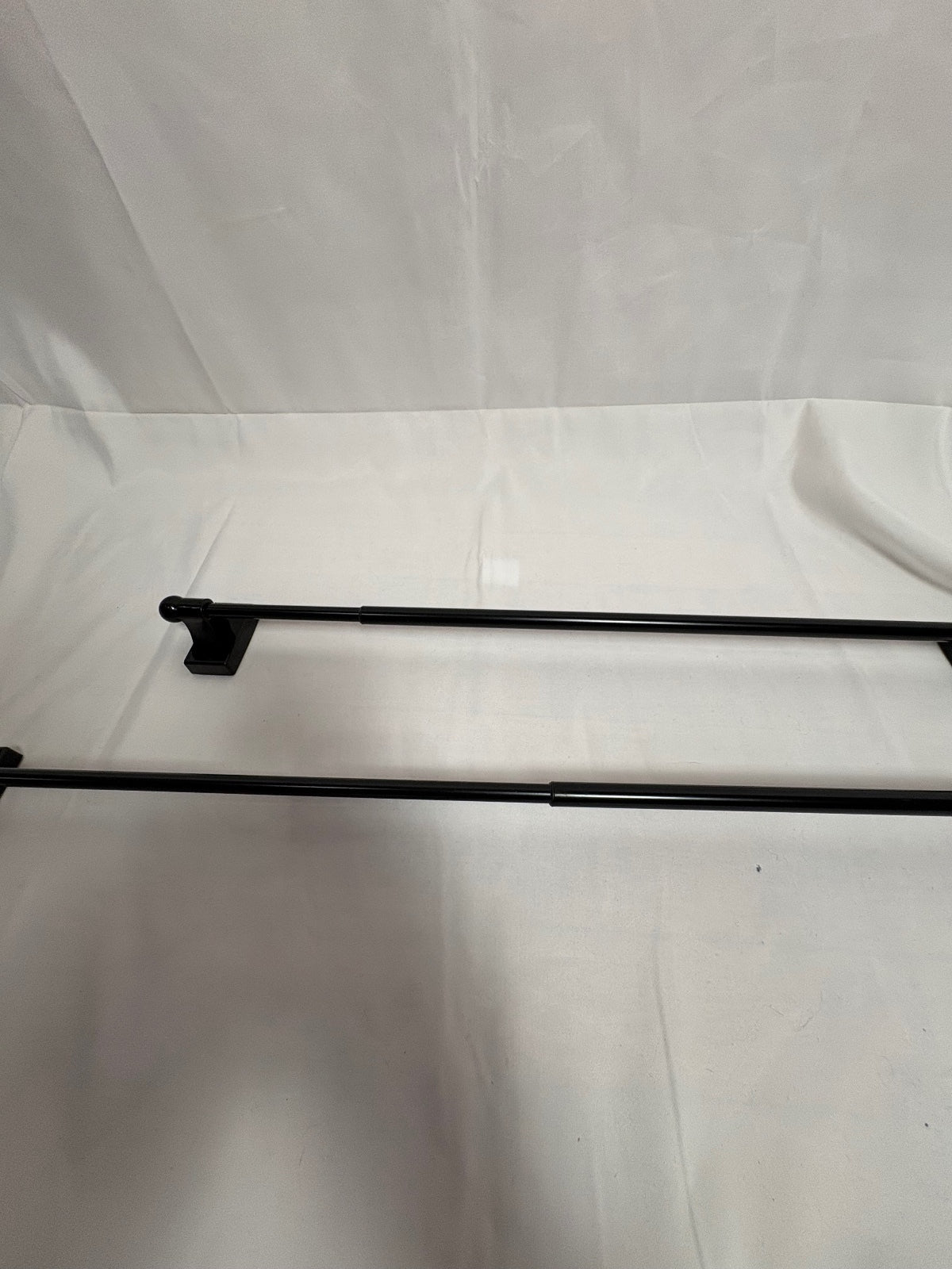 Adjustable Magnetic Towel Bars Set of 2 Black Fridge Toolbox No Drill
