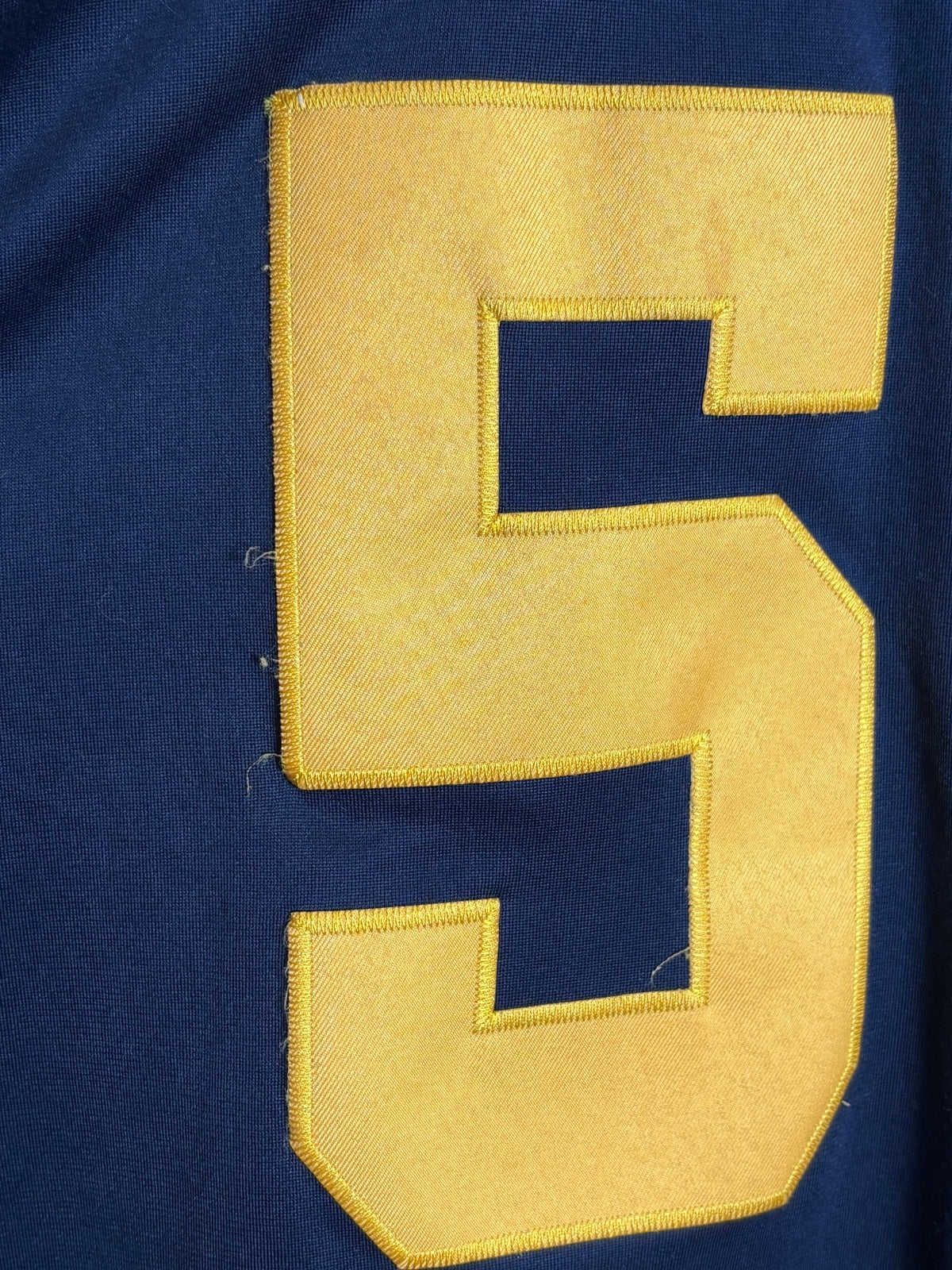 Jordan Michigan Wolverines #5 Peppers Football Jersey XL Navy Blue