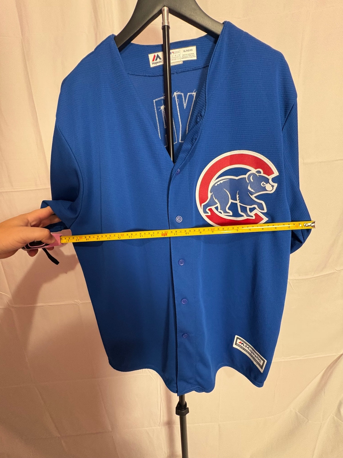 Chicago Cubs Kris Bryant #17 Majestic Cool Base Jersey Blue Men’s XL MLB