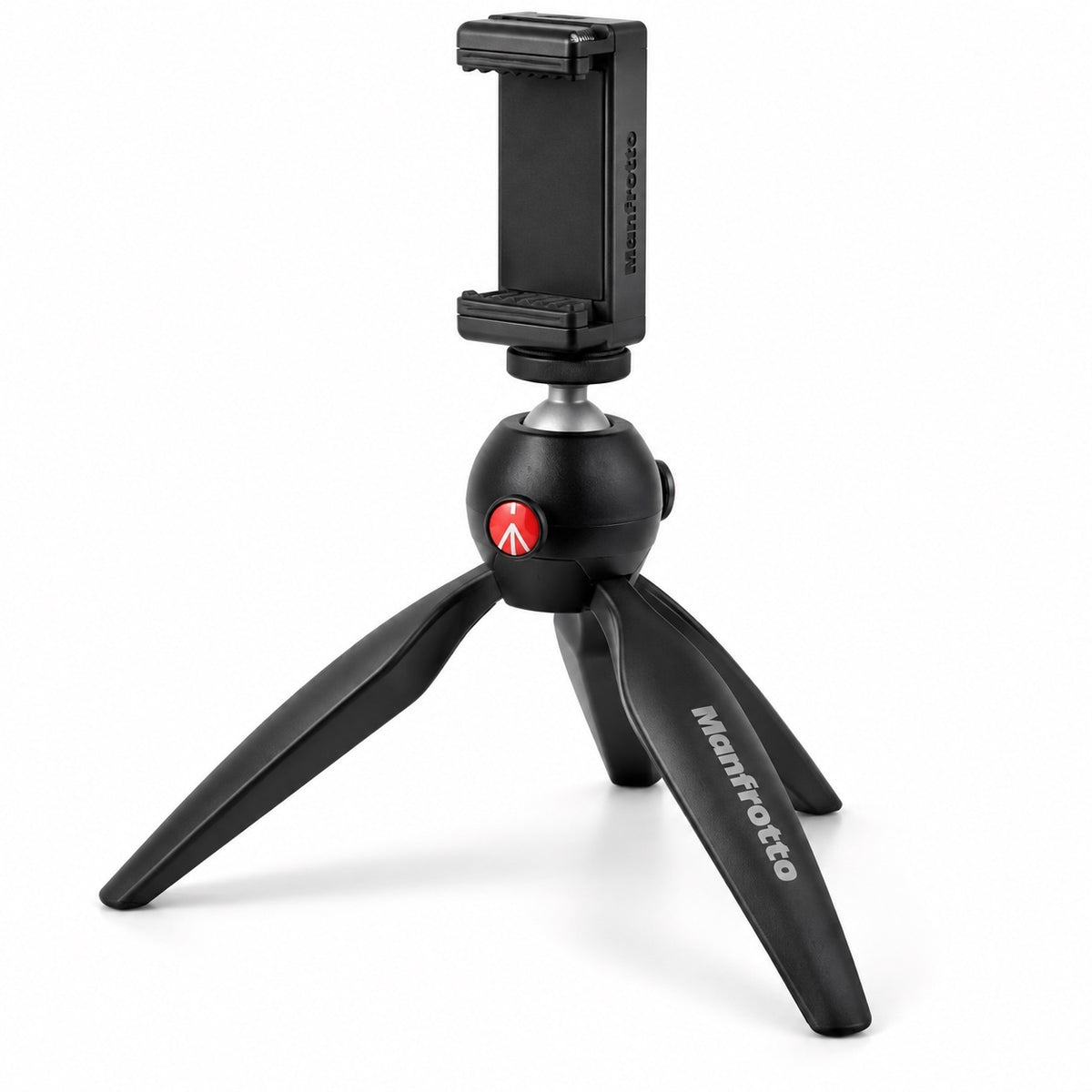 Manfrotto PIXI Smart Mini Tripod w/ Phone Clamp Black MKPIXICLMII-BK New