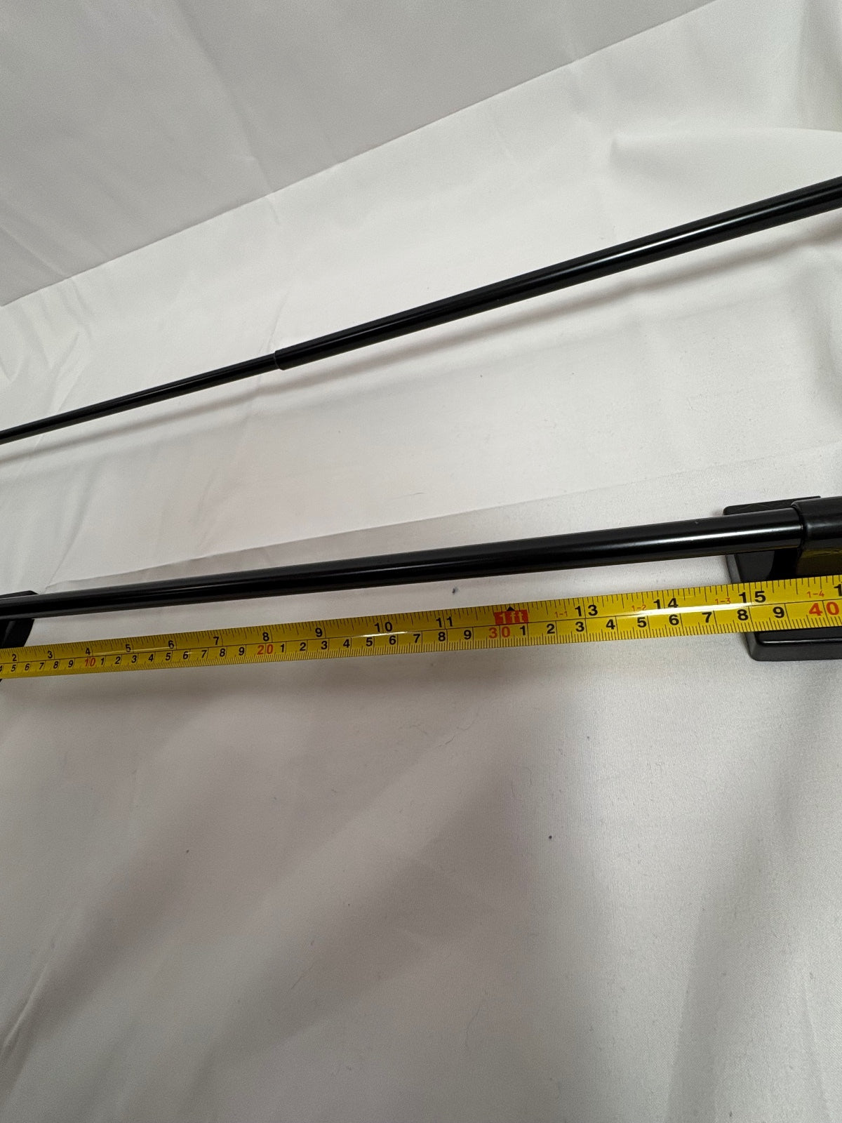 Adjustable Magnetic Towel Bars Set of 2 Black Fridge Toolbox No Drill