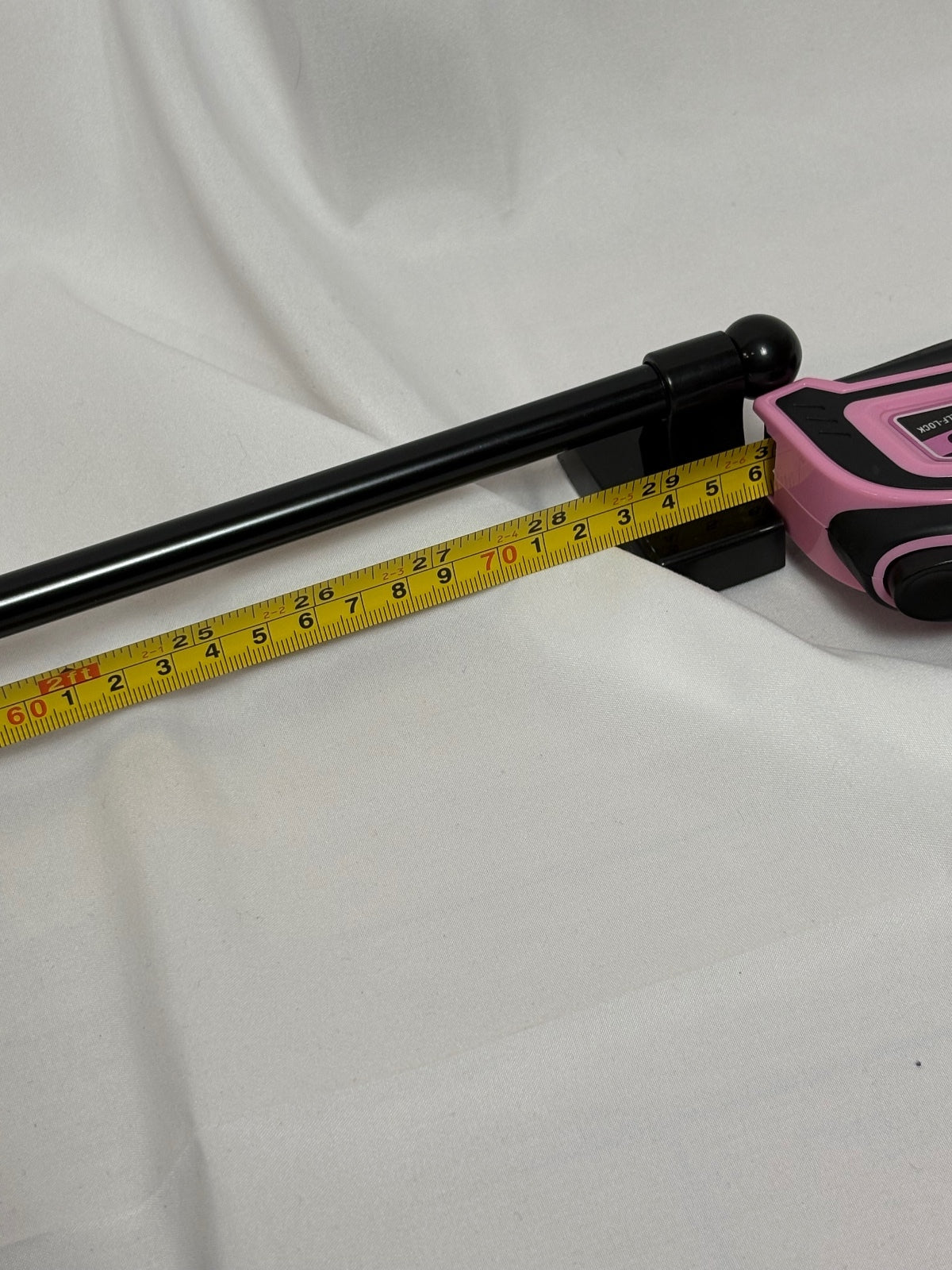 Adjustable Magnetic Towel Bars Set of 2 Black Fridge Toolbox No Drill