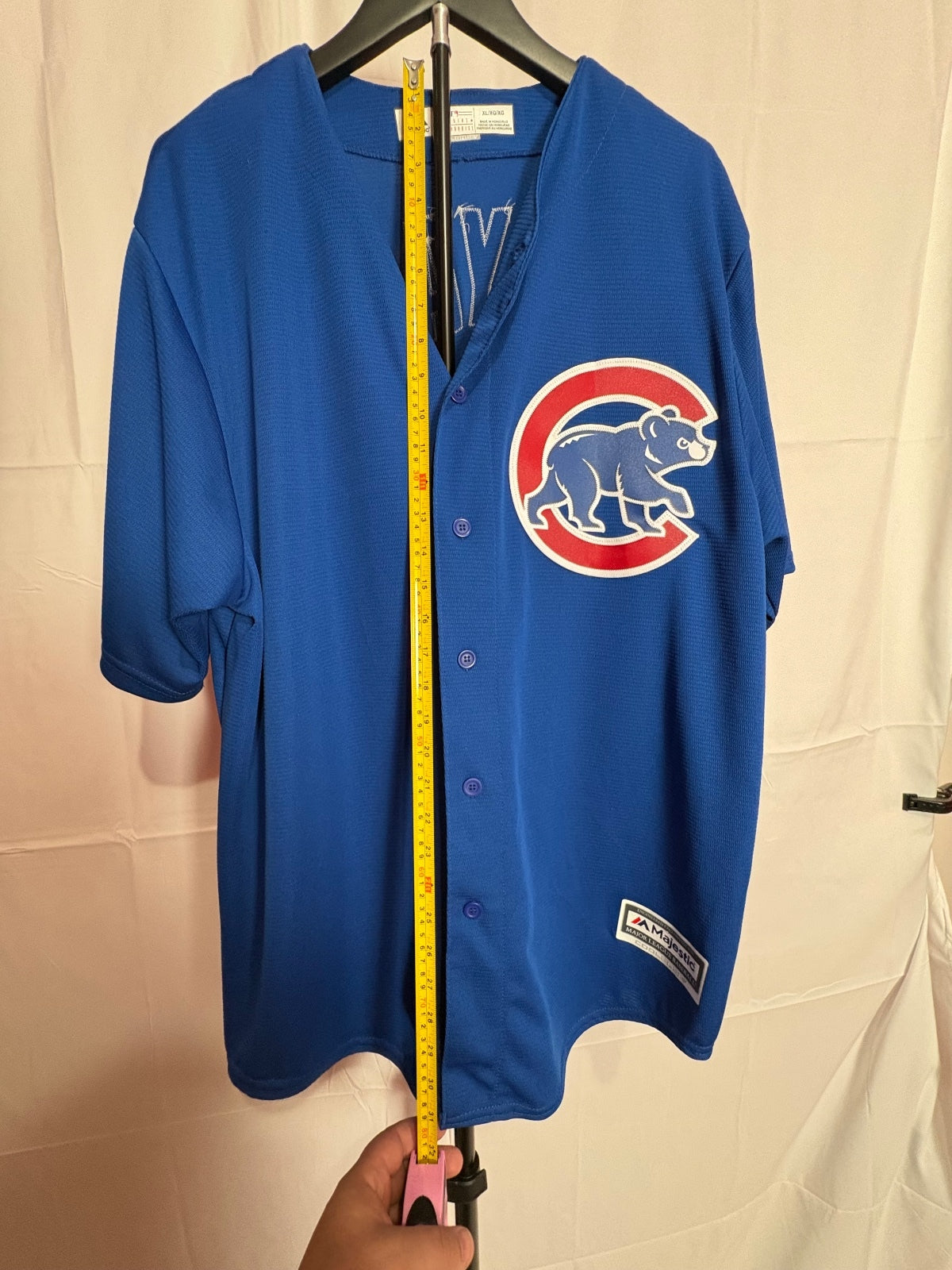 Chicago Cubs Kris Bryant #17 Majestic Cool Base Jersey Blue Men’s XL MLB