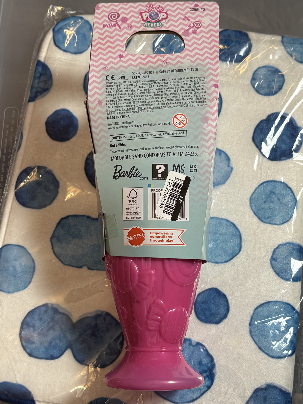Barbie Pop Reveal Treat Series Sweet Swirl Doll 8 Surprises Mattel JFY62 New — photo 4