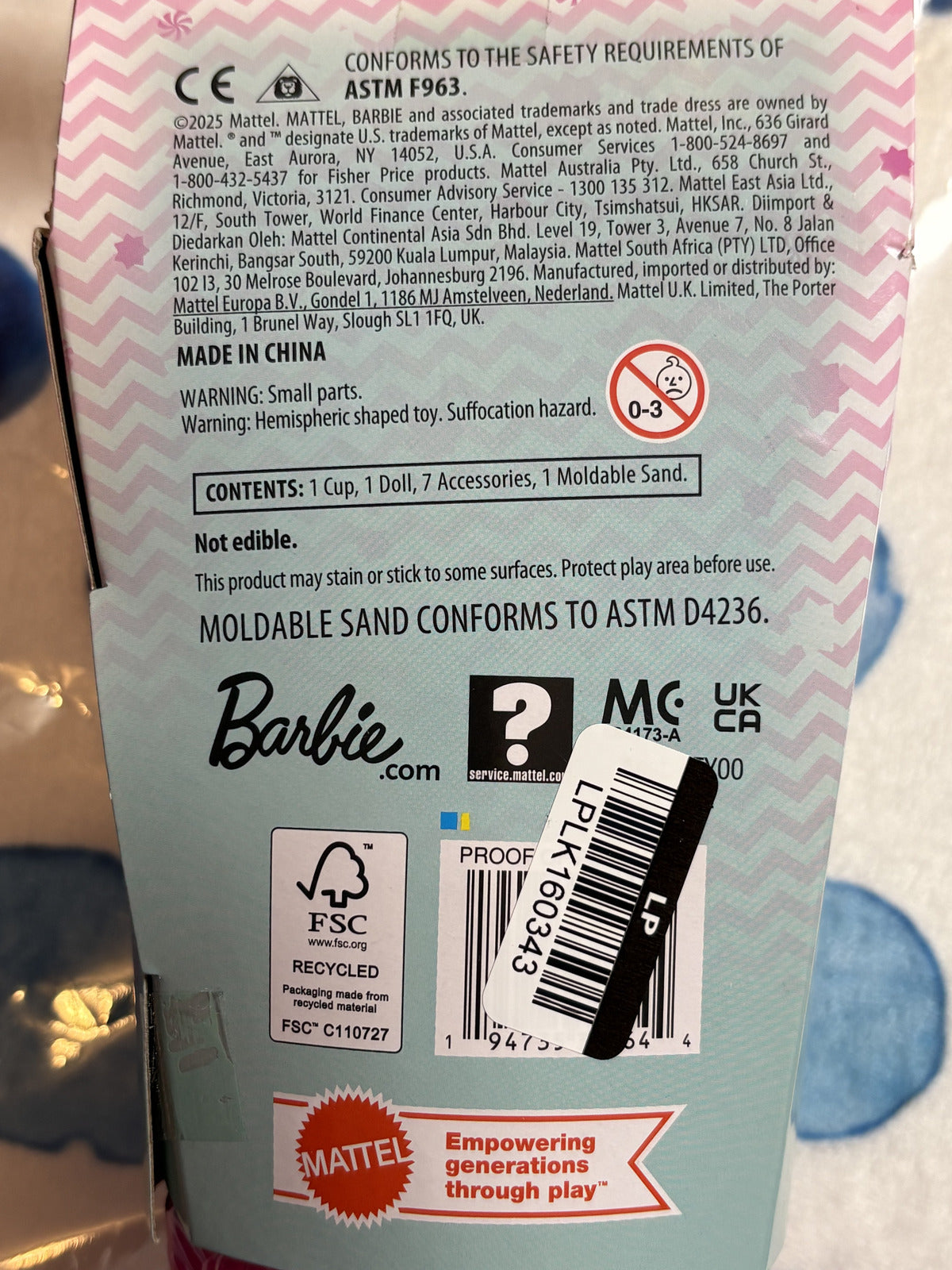 Barbie Pop Reveal Treat Series Sweet Swirl Doll 8 Surprises Mattel JFY62 New — photo 5