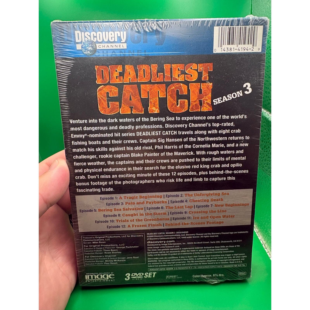 Deadliest Catch Season 3 DVD 3-Disc Set Discovery Channel New Sealed — photo 4