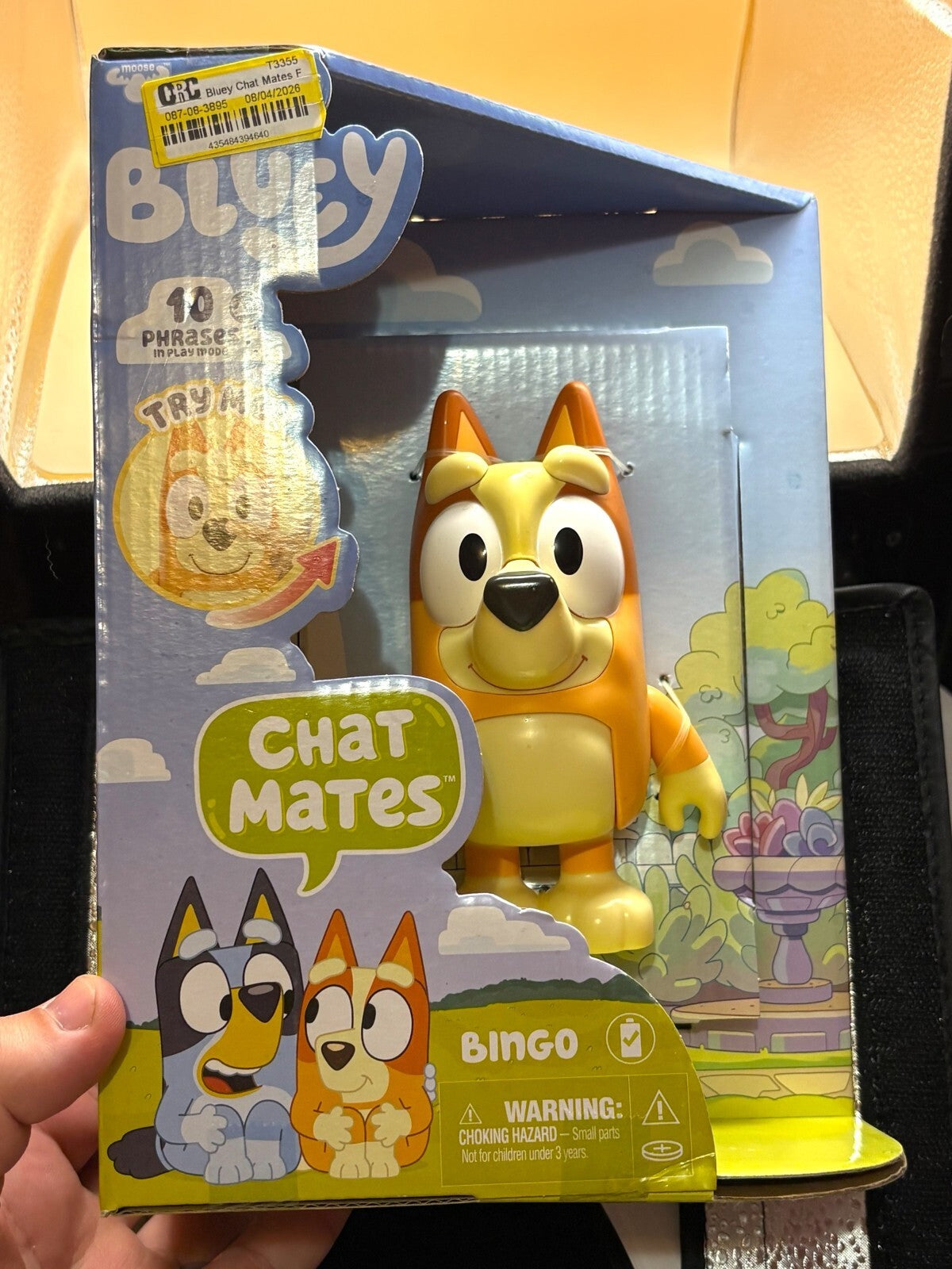 Bluey Chat Mates Bingo Talking Figure 10 Phrases Moose Toys New Box Wear — photo 1