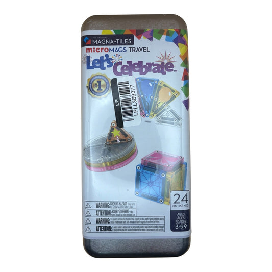 MAGNA-TILES microMAGS Travel Let's Celebrate 24-Piece Magnetic Set New — photo 1