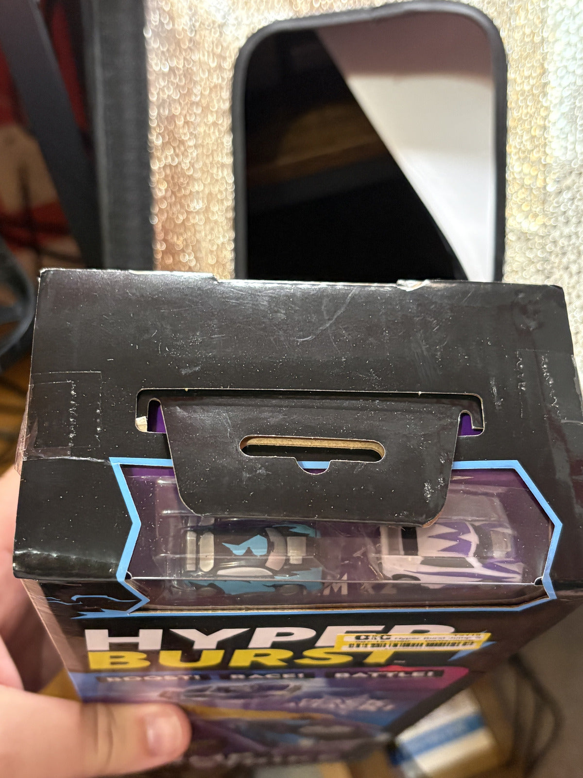Hyper Burst Jump Strike Battle Race Track Set Goliath 2 Cars New Box Wear — photo 6