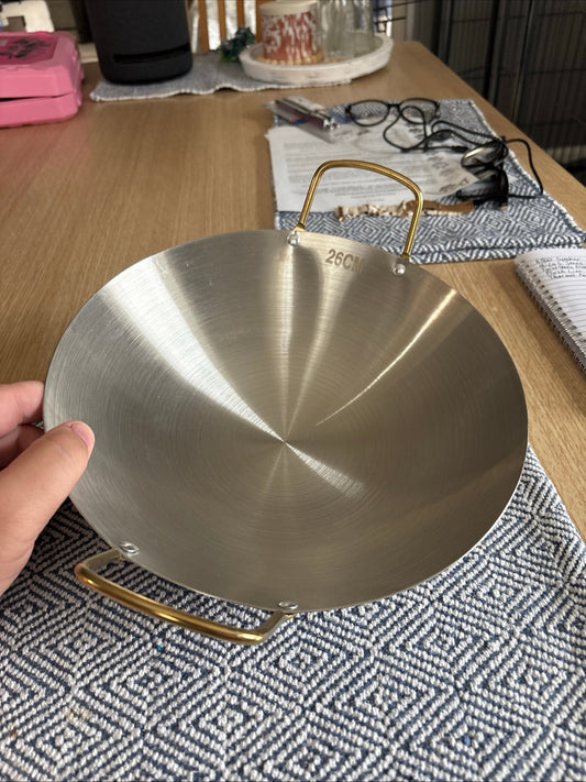Stainless Steel Nonstick Wok Pan Double Handled Stock Pot — photo 1