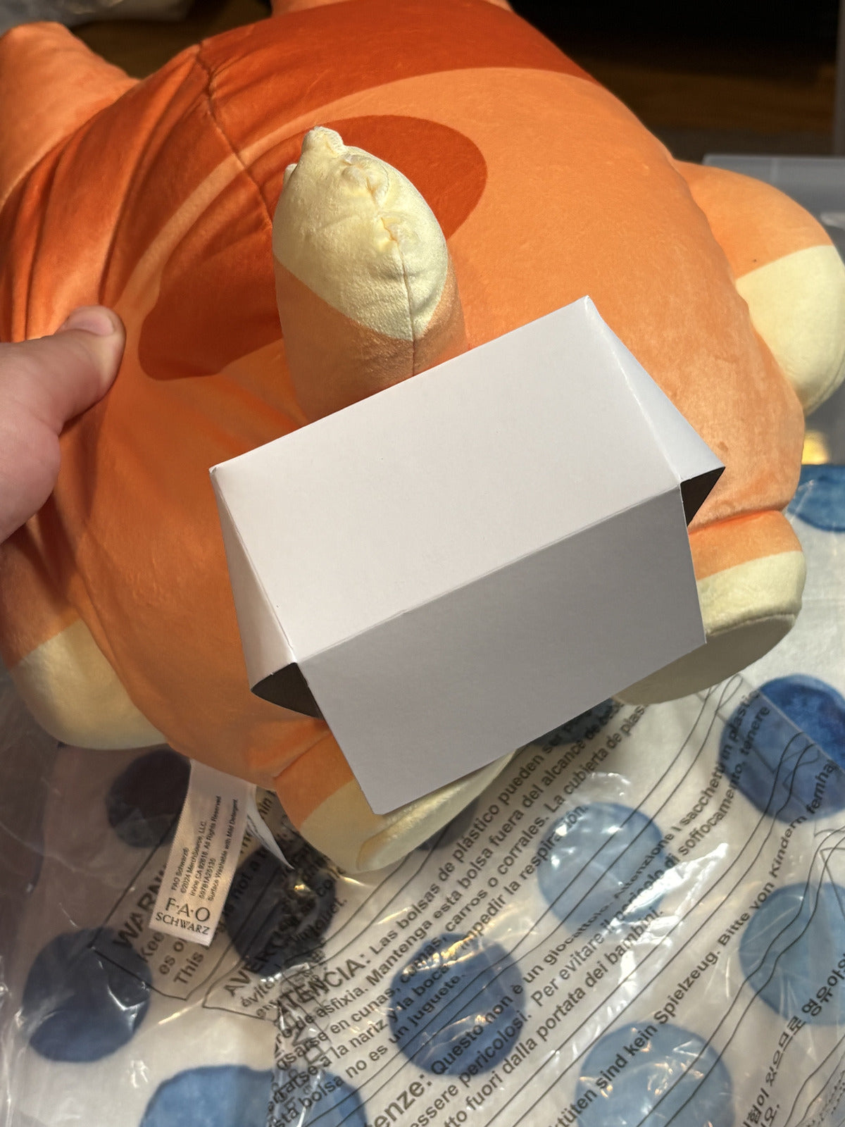 FAO Schwarz Bluey Bingo Blob Plush Orange Stuffed Animal NWT 840397509744 — photo 4