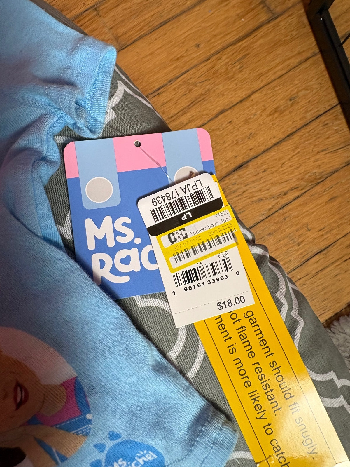 Ms Rachel Sleepy Saurus Dinosaur 2 Piece Pajama Set 12M Blue NWT Cotton — photo 6
