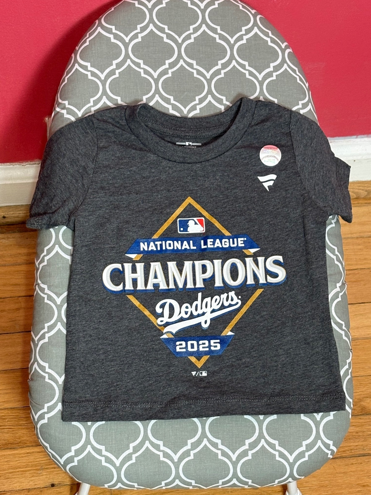 Fanatics LA Dodgers 2025 National League Champions Toddler T-Shirt 2T MLB — photo 2