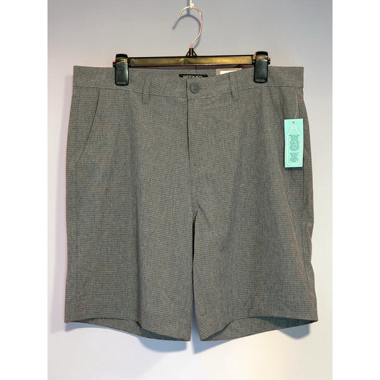 Refined Matter Men’s Textured Performance Shorts Gray Size 34 NWT 9” Inseam — photo 1