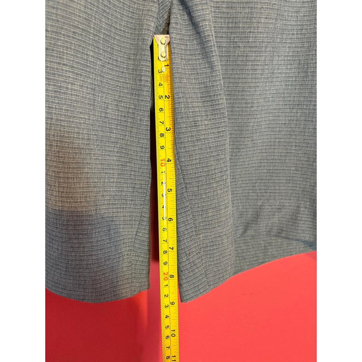 Refined Matter Men’s Textured Performance Shorts Gray Size 34 NWT 9” Inseam — photo 4