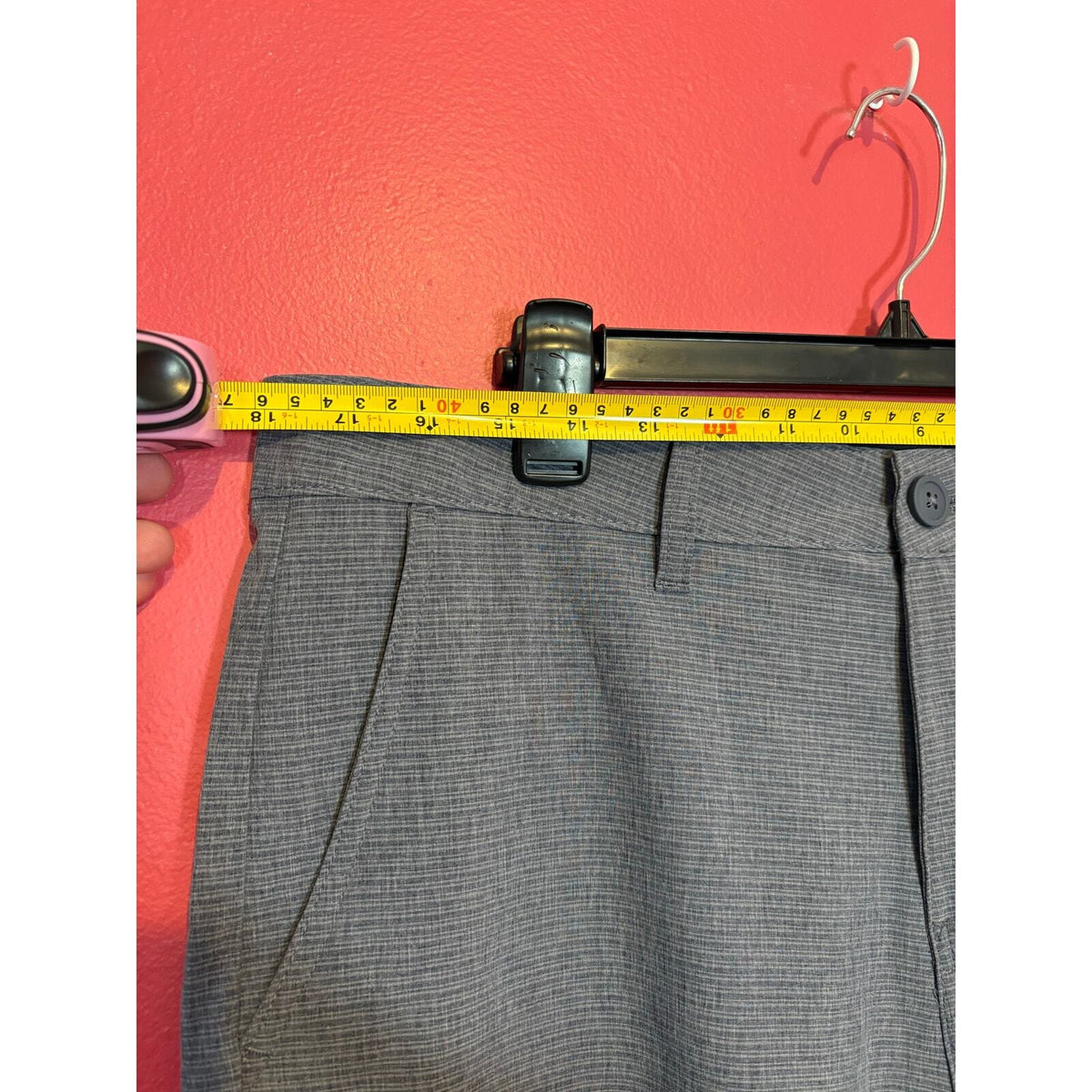Refined Matter Men’s Textured Performance Shorts Gray Size 34 NWT 9” Inseam — photo 5