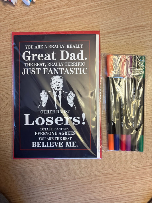Customizable Trump Card, Comes with Markers and envelope to fit — photo 1