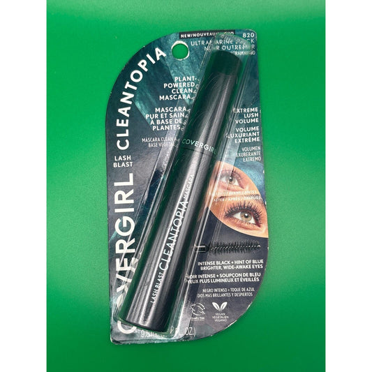 COVERGIRL Lash Blast Cleantopia Mascara 820 Ultramarine Black NEW Sealed — photo 1