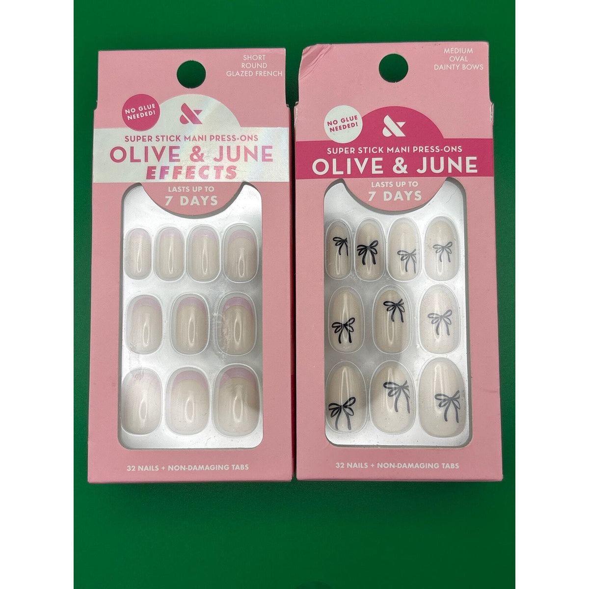 Olive & June Nail Bundle Press-On Nails & Cuticle Oil 4 Piece Set New — photo 2