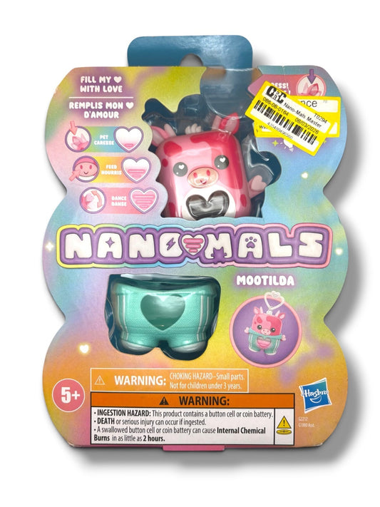 Hasbro Nano-Mals Mootilda Pink Cow Interactive Electronic Pet G2212 New — photo 1