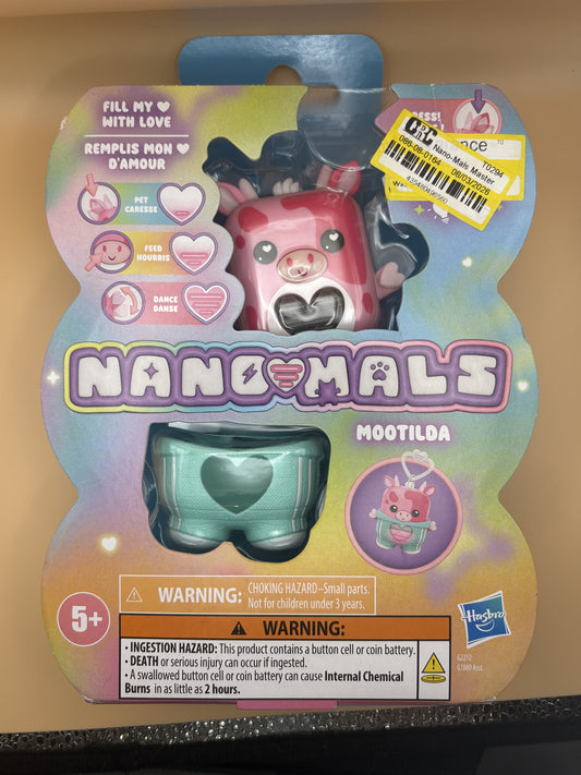 Hasbro Nano-Mals Mootilda Pink Cow Interactive Electronic Pet G2212 New — photo 2
