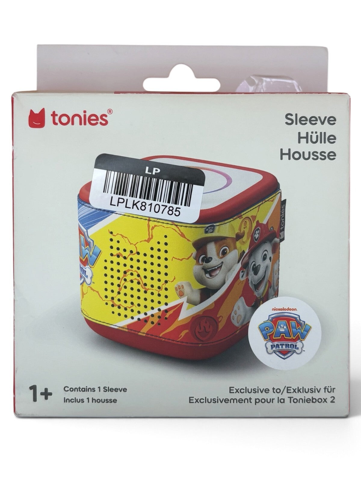 Tonies Toniebox 2 Sleeve PAW Patrol Nickelodeon Protective Cover New — photo 1
