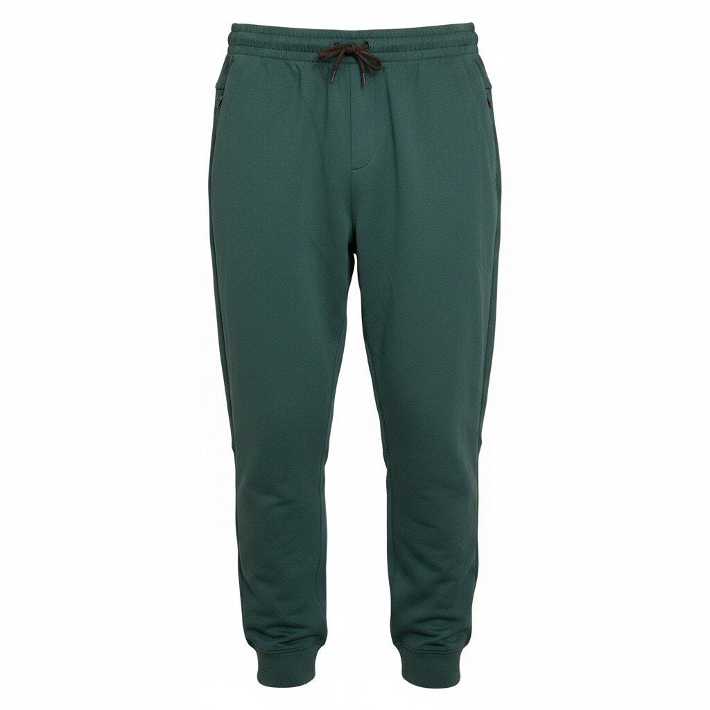 Member’s Mark Men’s Active Jogger Pants XXL Green Double Knit Stretch Zip Pocket — photo 1