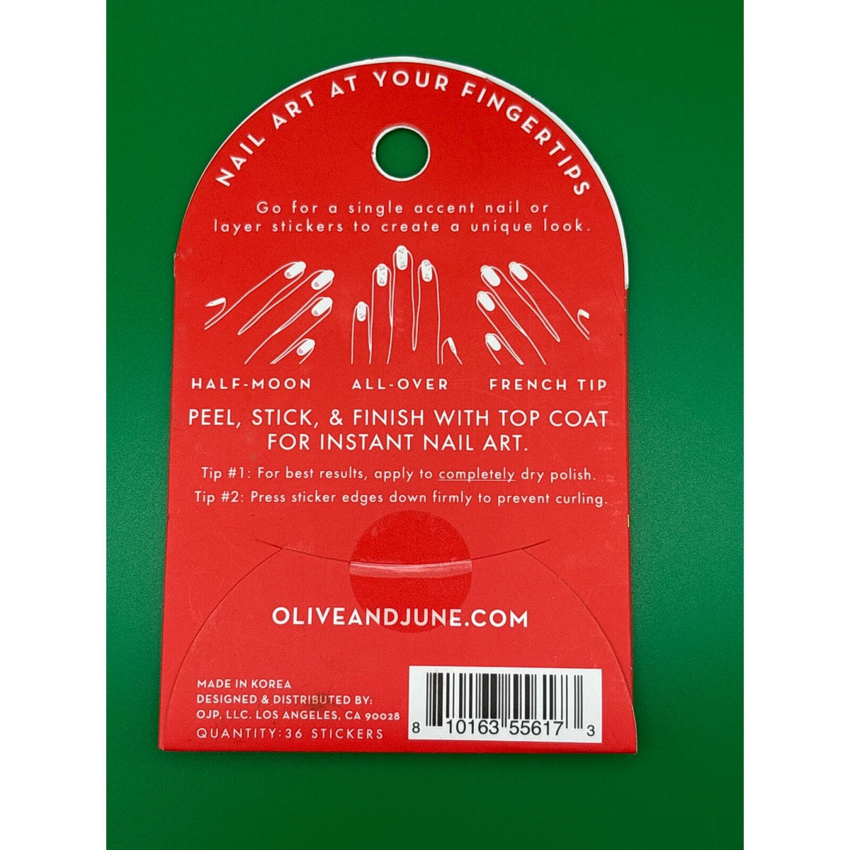 Olive & June Holiday Press On Nails Nail Art Stickers 3 Piece Bundle New — photo 8