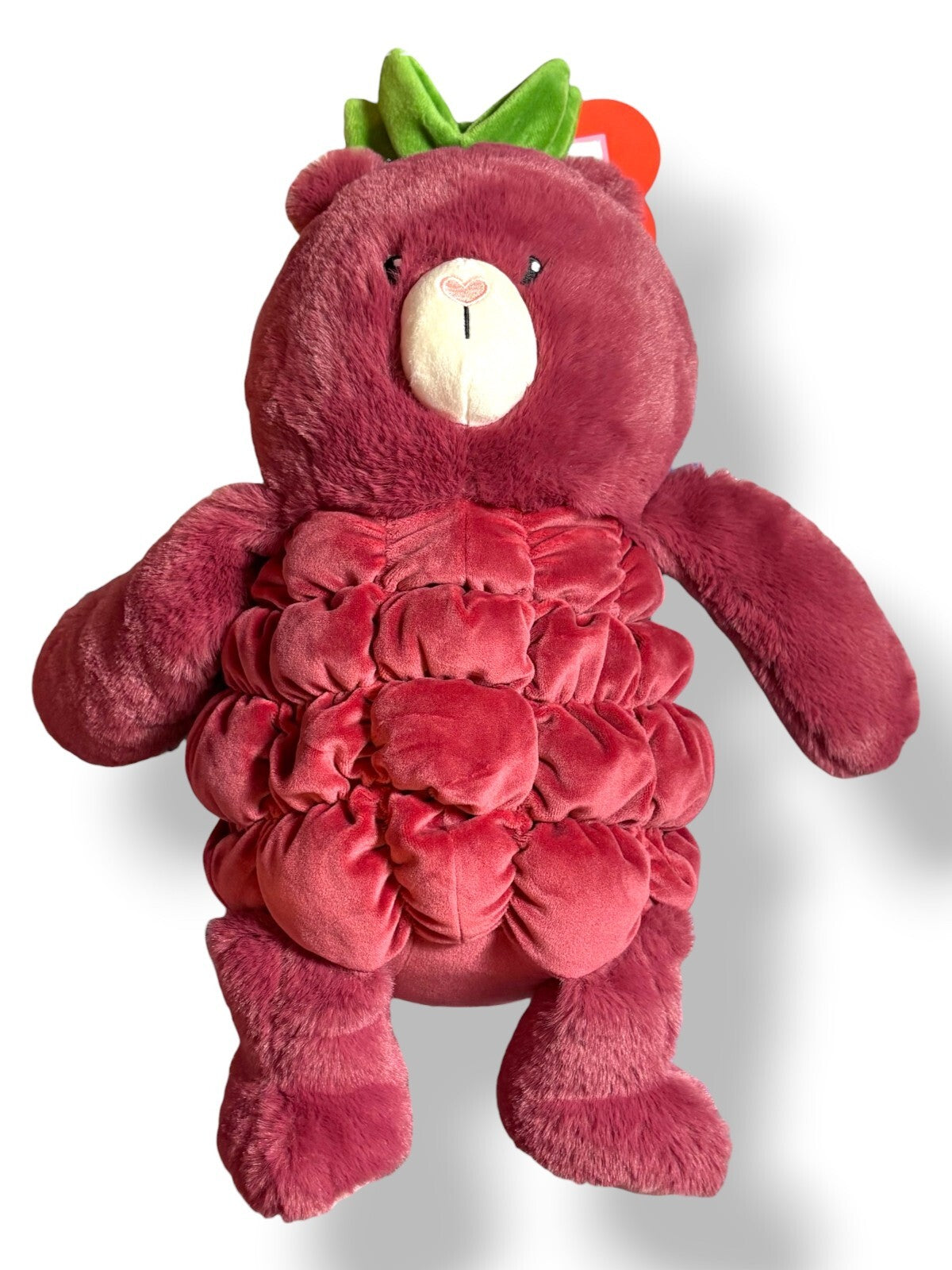 Gigglescape Raspbeary Raspberry Bear Plush 12" Target Stuffed Animal NWT — photo 1