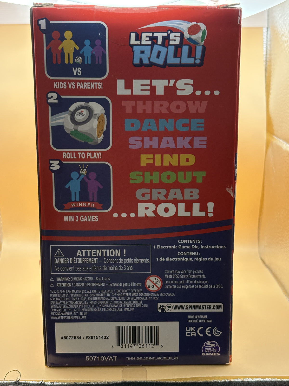 Beat the Parents Let's Roll Electronic Game Cube 6-in-1 Spin Master New — photo 4