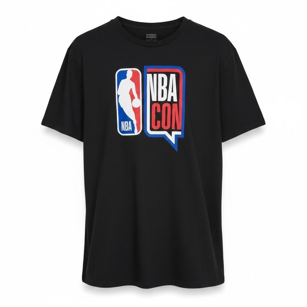 NBA Con Los Angeles Lakers T-Shirt Men’s 2XL Black NWT Basketball Graphic Tee — photo 1
